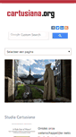 Mobile Screenshot of cartusiana.org